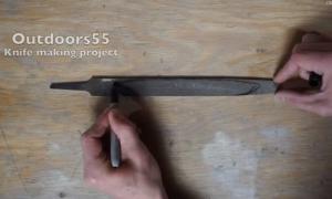 Инструкция по изготовлению ножа из напильника Сделать нож из напильника своими руками